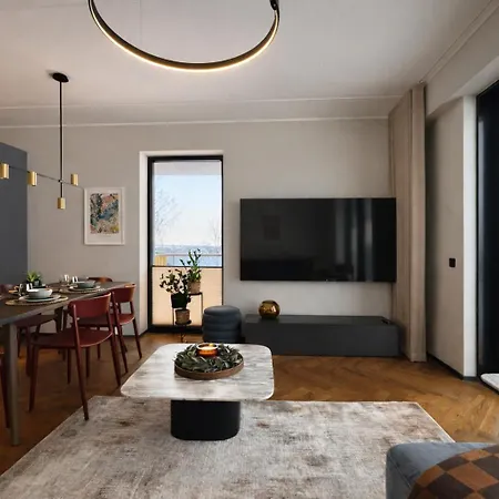 شقة Luxury Waterfront With Sea Views, Sunset Terraces And Free Parking, One With A Huum Sauna, The Other With A Bathtub تالين