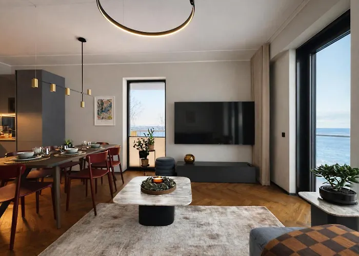 Korter Luxury Waterfront With Sea Views, Sunset Terraces And Free Parking, One With A Huum Sauna, The Other With A Bathtub Tallinn