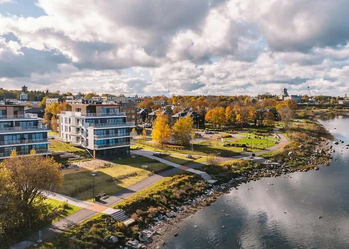 Luxury Waterfront With Sea Views, Sunset Terraces And Free Parking, One With A Huum Sauna, The Other With A Bathtub Apartman Tallinn
