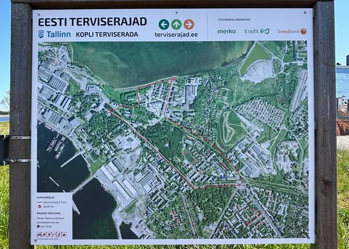 Luxury Waterfront With Sea Views, Sunset Terraces And Free Parking, One With A Huum Sauna, The Other With A Bathtub Tallinn